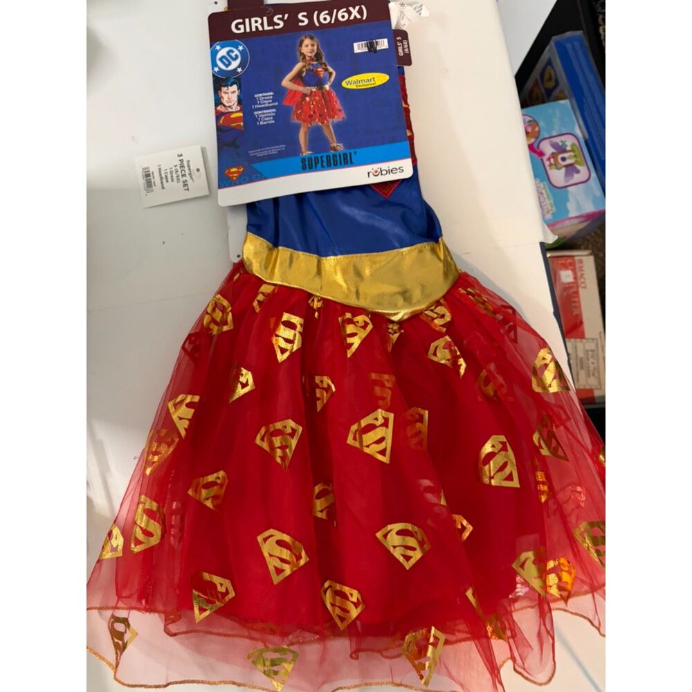 Rubie's DC comics supergirl costume small 6/6X
